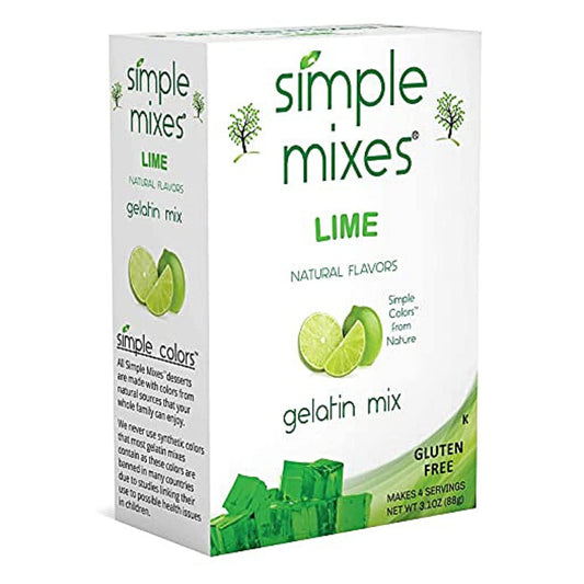 Simple Mixes Lime Gelatin